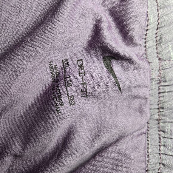 Nike Women's Athletic Shorts in Purple - Picture 3 of 5
